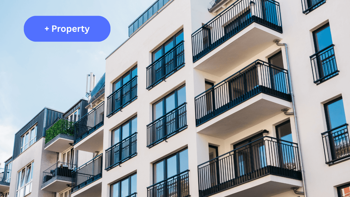 Illustration of adding a property to a rental workflow